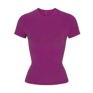 🍭 SKIMS Cotton Jersey Tee T-Shirt in Limited Edition Color Lollipop Size  Small